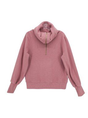 VARLEY Vine 1/2 Zip Sweatshirt Ottoman Nostalgia Rose EUC Size SMALL